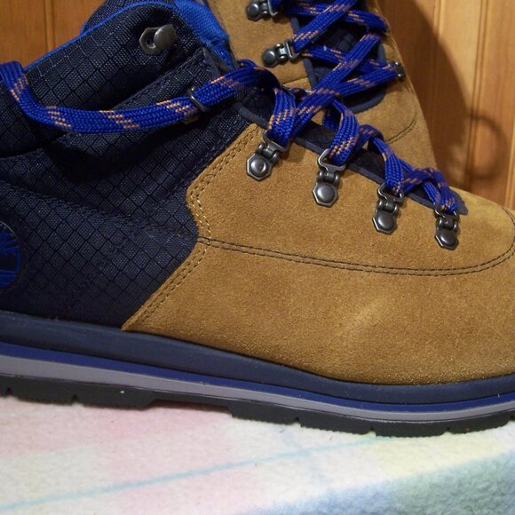 Timberland Sensorflex Hiker Suede Brown Boots A1QJK Size 12 - Picture 3 of 12